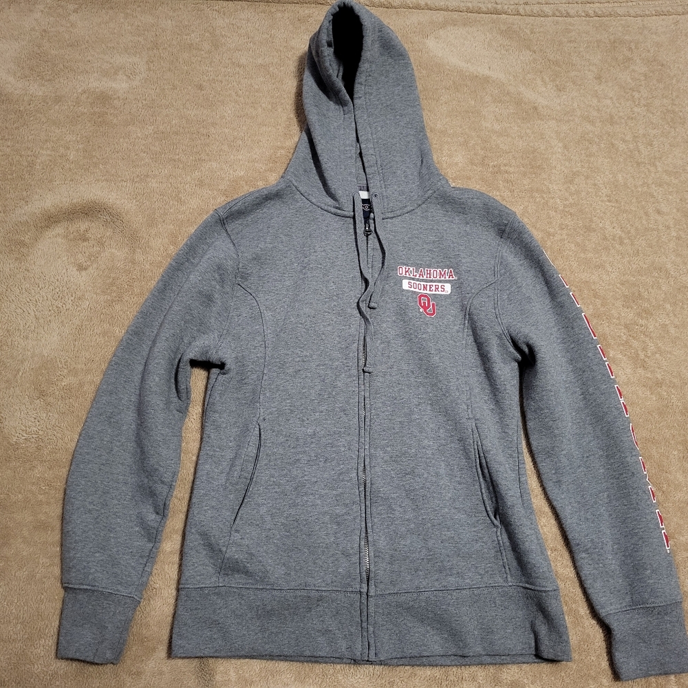 Oklahoma Sooners Zip Up Hoodie